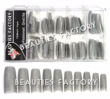 Glitter Franska Tippar - Silver