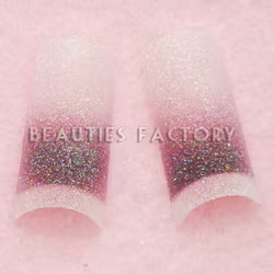Glitter Franska Tippar - Midnight
