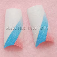 Glitter Franska Tippar - Pure