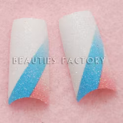 Glitter Franska Tippar - Pure