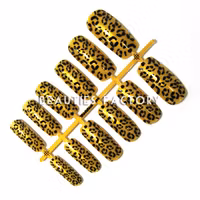 12st Design Lösnaglar - Gold Leopard
