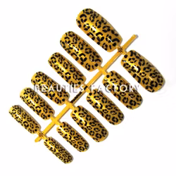 12st Design Lösnaglar - Gold Leopard