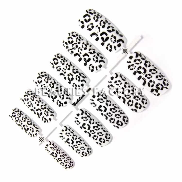 12st Design Lösnaglar - White Leopard