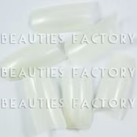 500st Pro Färgade Franska Tippar - Pearl White