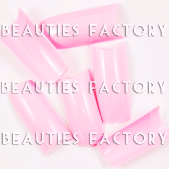 500st Pro Färgade Franska Tippar - Opaque Pink