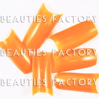 500st Pro Färgade Franska Tippar - Opaque Orange