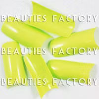 500st Pro Färgade Franska Tippar - Opaque Light Green