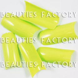 500st Pro Färgade Franska Tippar - Opaque Light Green
