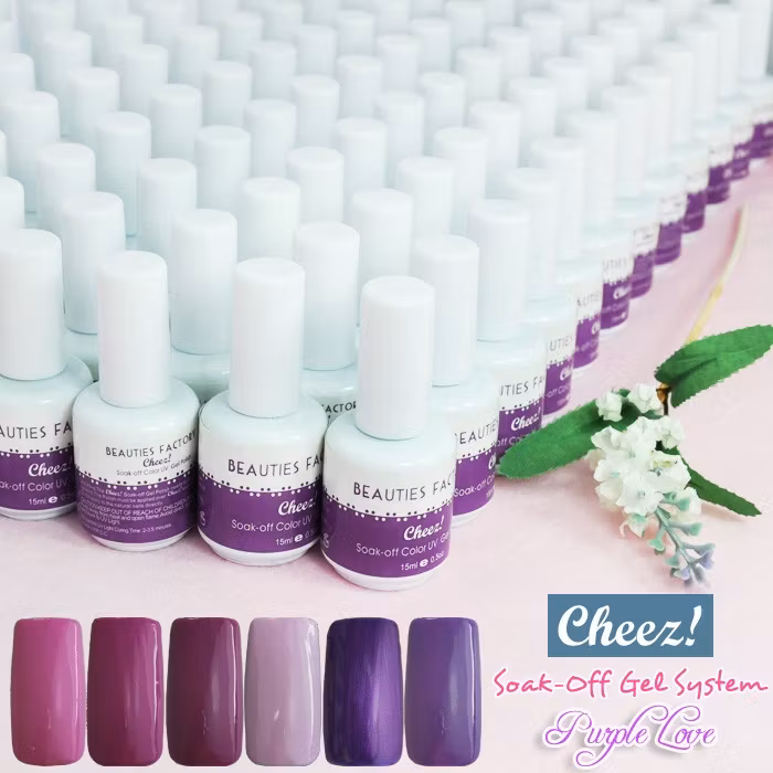 Cheez! Purple Love Nagellack set