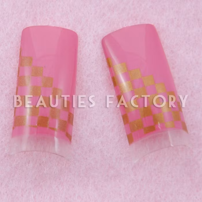 70st Airbrushed Franska Tippar - PINK GOLD GRIDS