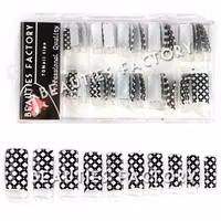 70st Airbrushed Halv Tippar - Black White Cross