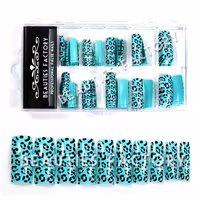 70st Airbrushed Franska Tippar - Blue Leopard