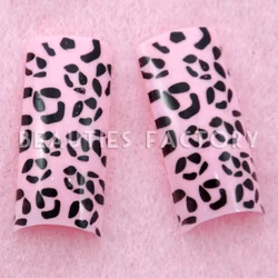 70st Airbrushed Franska Tippar - Pink Leopard