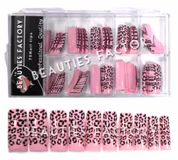 70st Airbrushed Franska Tippar - Pink Leopard