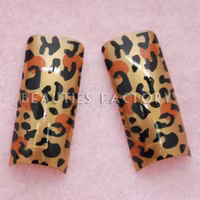 70st Airbrushed Franska Tippar - Gold Leopard