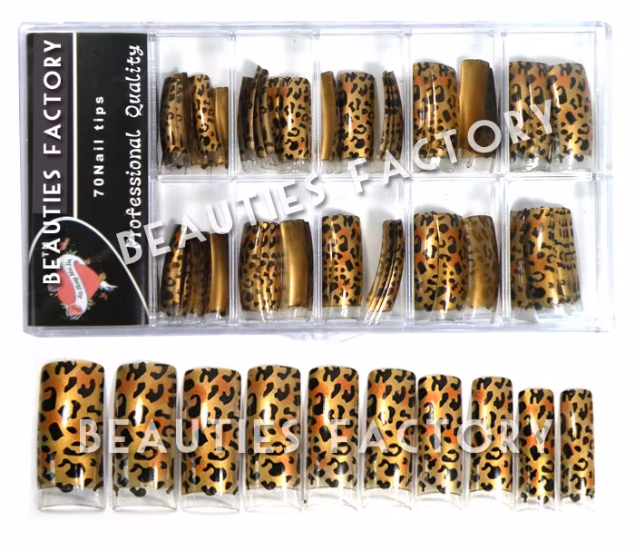 70st Airbrushed Franska Tippar - Gold Leopard