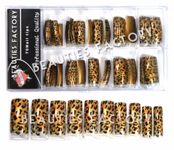 70st Airbrushed Franska Tippar - Gold Leopard