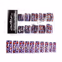 70st Airbrushed Franska Tippar - Purple Leopard