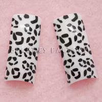 70st Airbrushed Franska Tippar - White Leopard