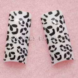 70st Airbrushed Franska Tippar - White Leopard
