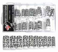 70st Airbrushed Franska Tippar - White Leopard