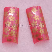 70st Airbrushed Halv Tippar - Sakura Pink