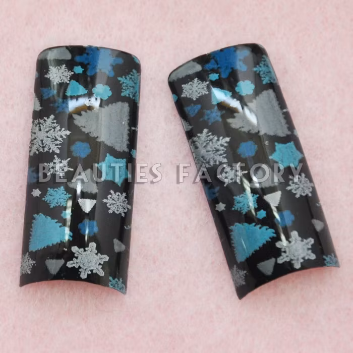 70st Airbrushed Franska Tippar - Snowflakes