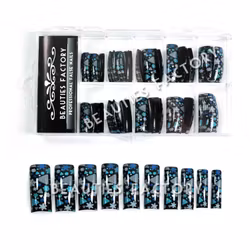 70st Airbrushed Franska Tippar - Snowflakes