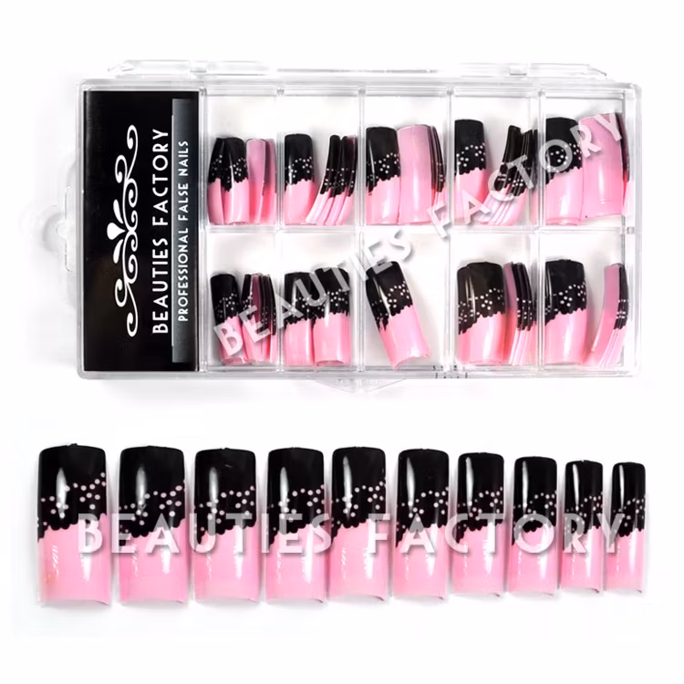 70st Airbrushed Franska Tippar - Black Pink Lace