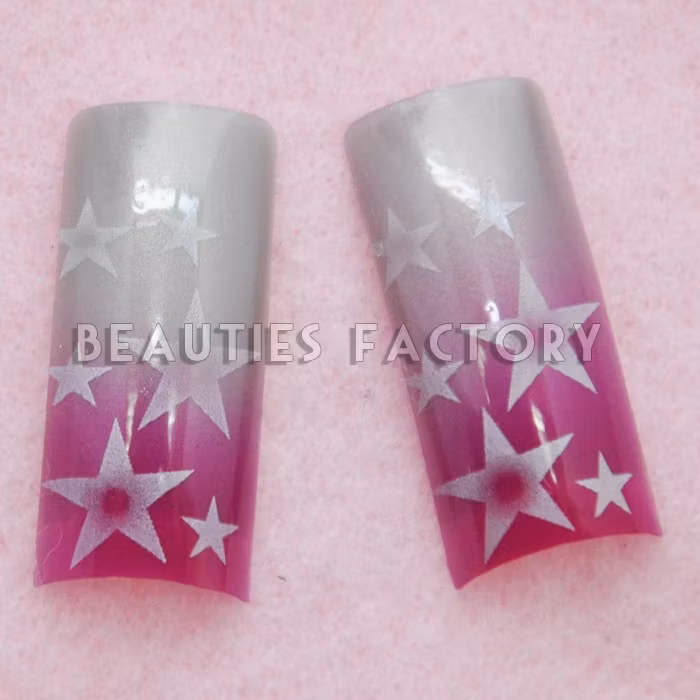 70st Airbrushed Franska Tippar - Purple Stars