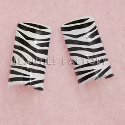 70st Airbrushed Halv Tippar - Zebra