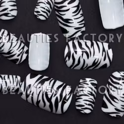 12st Design Lösnaglar - White tiger