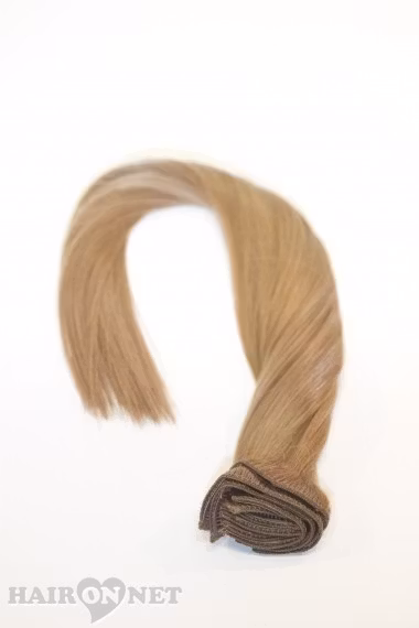 Clip On Äkta Remyhår - Guldbrun 12 - 50 cm
