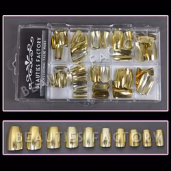100st Lösnaglar - Gold