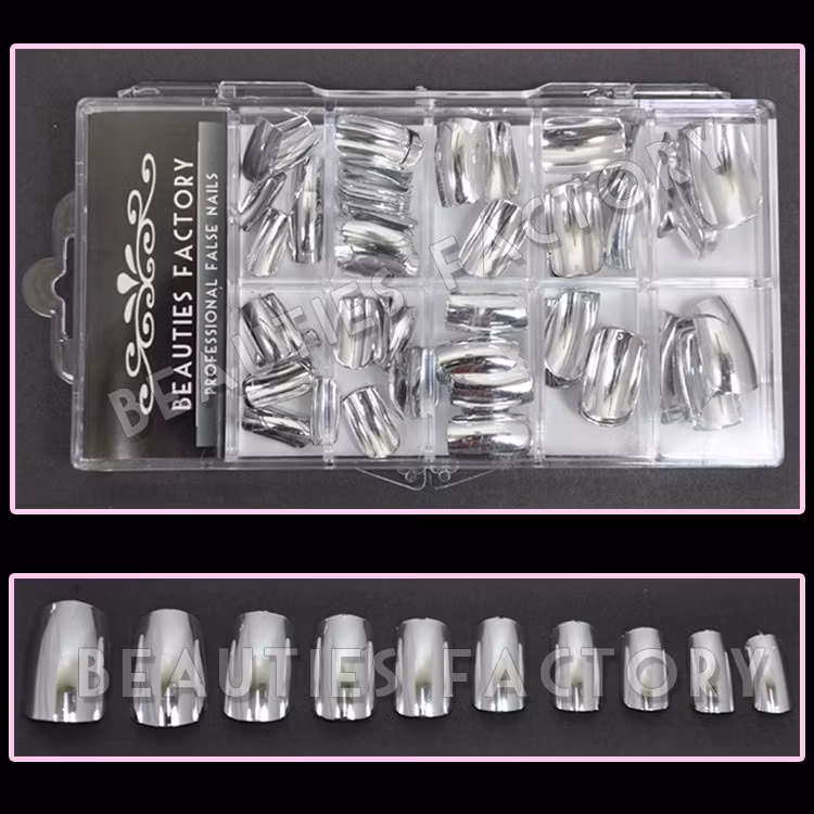 100st Lösnaglar - Silver