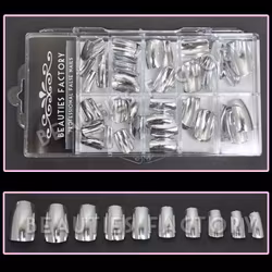 100st Lösnaglar - Silver