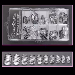 100st Lösnaglar - Zebra
