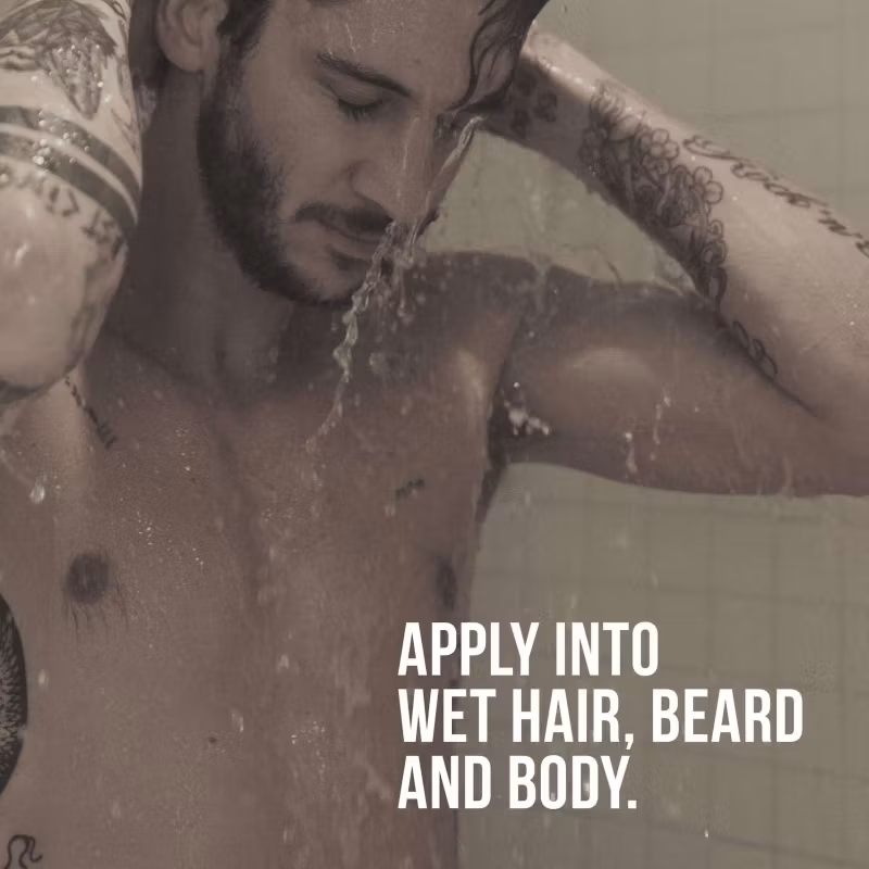 Sebastian Man The Multi Tasker Hair Beard & Body Wash 50ml