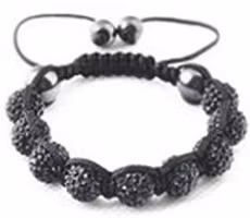 Shamballa Armband - Svart