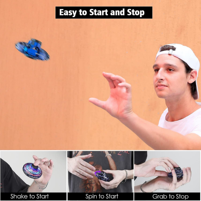 UFO Mini Drone Flying Finger Spinner