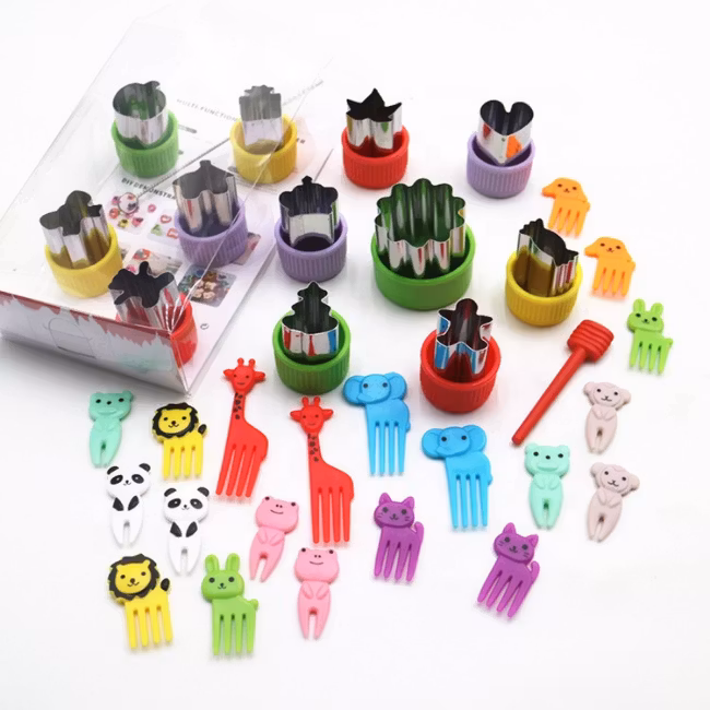 Fruit cutters, Cookie Stamp Molds 34pcs