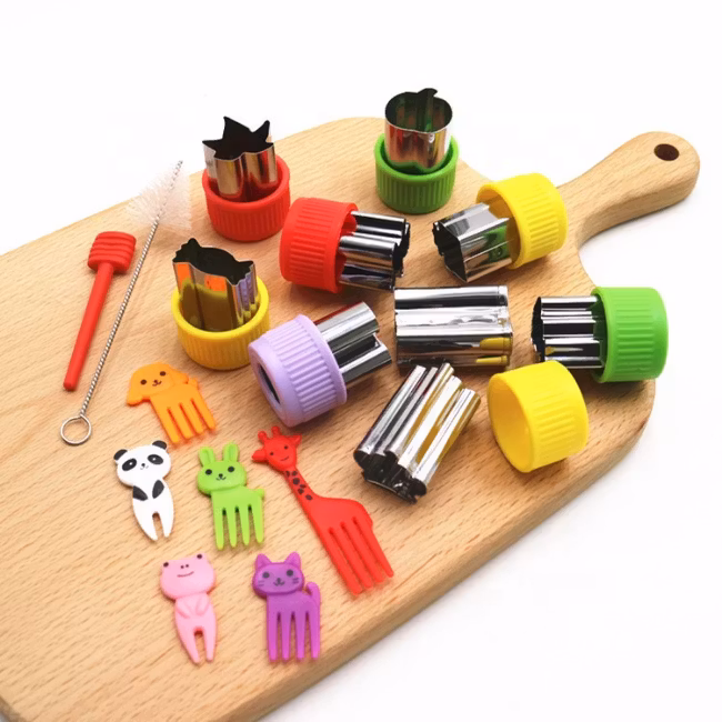 Fruit cutters, Cookie Stamp Molds 34pcs