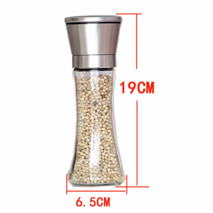 Salt and pepper grinder set