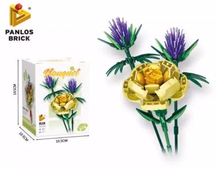 Flower building set - block toys for gift 167 pcs