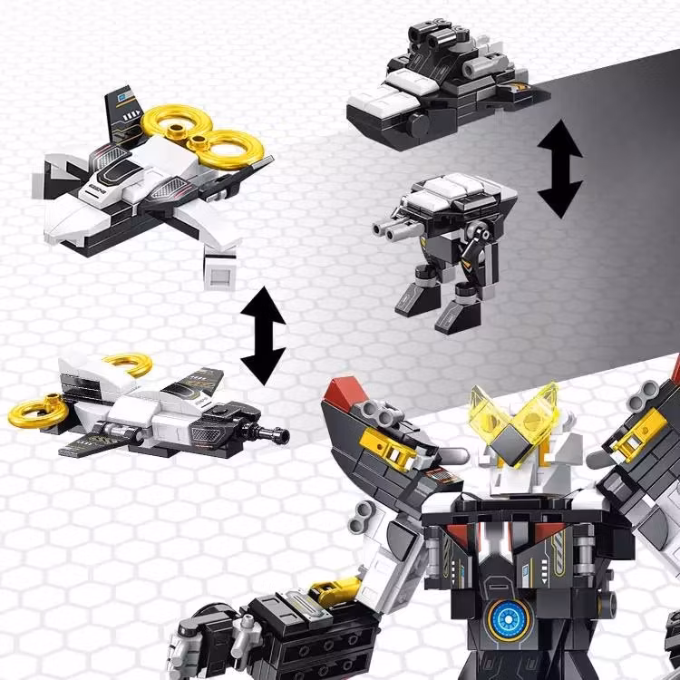 RX Mecha 12 IN 1 Horsetail shapes for children educational toys