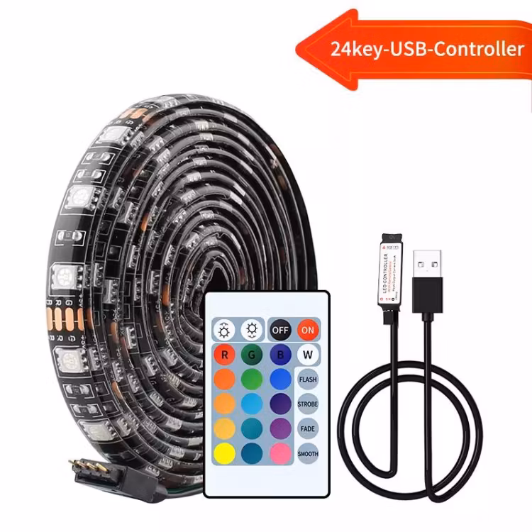 USB- ljus DC5V TV Bakgrundsbelysning SMD5050 -IP 65