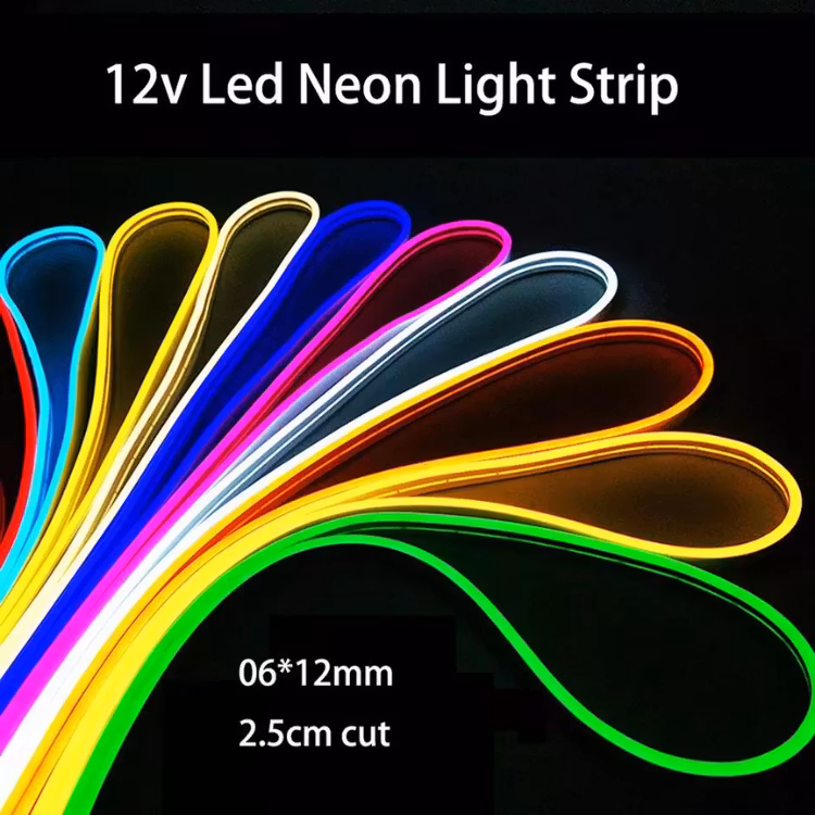 Waterproof Neon Flexible Rope Light - Silicone Neon LED Strips Light -5M
