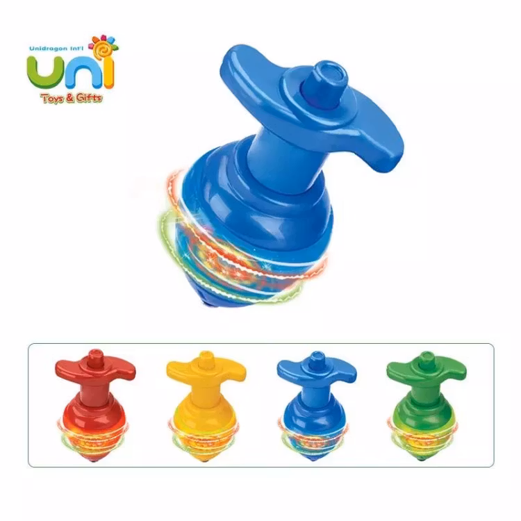LED Lighting Gyro Glowing Peg - Flashing Spinning Toy