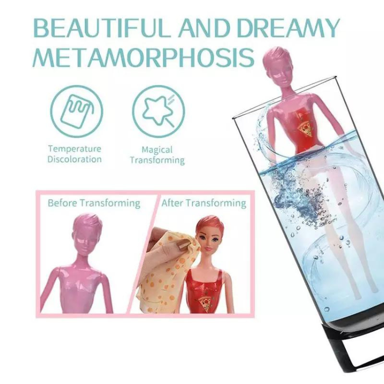 Babydocka - Överraskning förändring -Tvättbara Barbie Doll Leksaker-11.5 tum