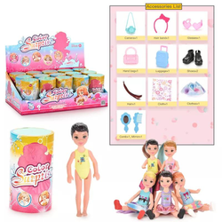 Babydocka - Överraskning förändring -Tvättbara Barbie Doll Leksaker-5,5 tum